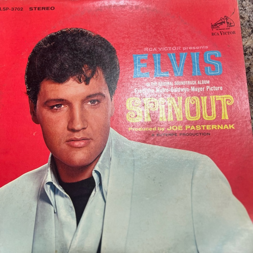 Vintage Elvis Presley Vinyl Record